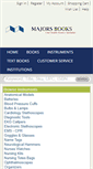 Mobile Screenshot of majorsbooks.com